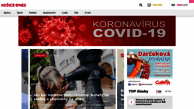 What Kosicednes.sk website looked like in 2020 (3 years ago)