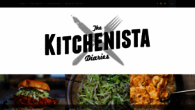 What Kitchenistadiaries.com website looked like in 2020 (3 years ago)