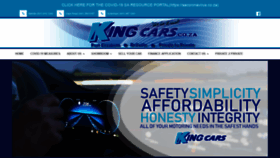 What Kingcars.co.za website looked like in 2020 (3 years ago)