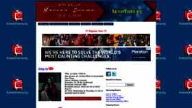What Koreandrama.org website looked like in 2020 (3 years ago)