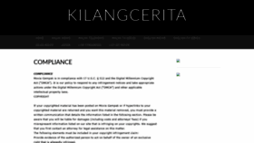 What Kilangcerita.wordpress.com website looked like in 2020 (3 years ago)