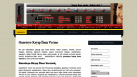 What Kayip-ilani.gen.tr website looked like in 2020 (3 years ago)