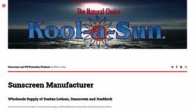 What Koolasun.co.za website looked like in 2020 (4 years ago)