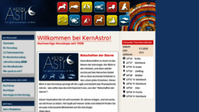 What Kernastro.de website looked like in 2020 (3 years ago)