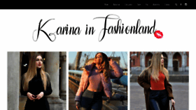 What Karinainfashionland.com website looked like in 2020 (3 years ago)