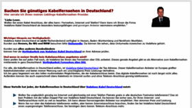 What Kabel-fernsehen.org website looked like in 2020 (3 years ago)