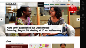 What Karlshochschule.de website looked like in 2020 (3 years ago)