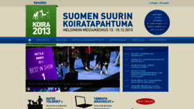 What Koira2013.fi website looked like in 2020 (3 years ago)