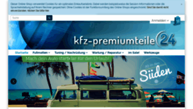 What Kfz-premiumteile24.de website looked like in 2020 (3 years ago)