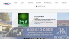 What Kennedyairaz.com website looked like in 2020 (3 years ago)