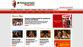 What Kalyanamalaimagazine.com website looked like in 2020 (3 years ago)