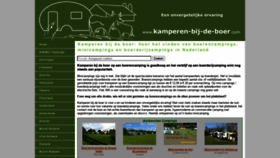 What Kamperen-bij-de-boer.com website looked like in 2020 (3 years ago)