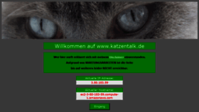 What Katzentalk.de website looked like in 2020 (3 years ago)