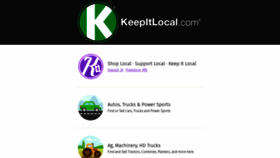 What Keepitlocal.com website looked like in 2020 (3 years ago)