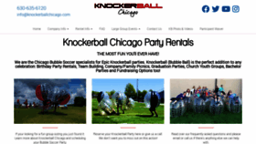 What Knockerballchicago.com website looked like in 2020 (3 years ago)
