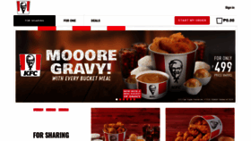 What Kfc.ph website looked like in 2020 (3 years ago)