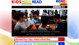 What Kidsneedtoread.org website looked like in 2020 (3 years ago)