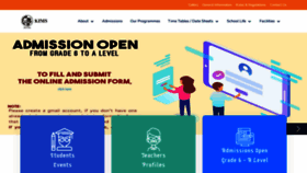 What Kims.edu.pk website looked like in 2020 (3 years ago)