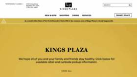 What Kingsplazaonline.com website looked like in 2020 (3 years ago)
