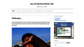 What Klauskjeldsen.dk website looked like in 2020 (3 years ago)