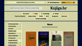 What Knjiga.hr website looked like in 2020 (3 years ago)