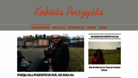 What Kobietapuszysta.pl website looked like in 2020 (3 years ago)