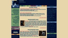 What Kocky-online.cz website looked like in 2020 (3 years ago)
