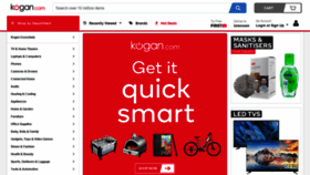 What Kogan.com.au website looked like in 2020 (3 years ago)