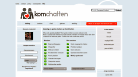 What Komchatten.nl website looked like in 2020 (3 years ago)