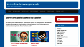 What Kostenlose-browsergames.de website looked like in 2020 (3 years ago)