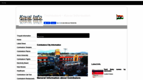 What Kovaiinfo.co.in website looked like in 2020 (3 years ago)