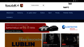 What Koziolek.pl website looked like in 2020 (3 years ago)