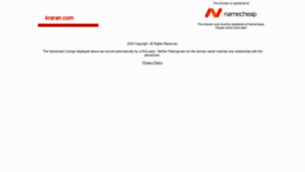 What Kraran.com website looked like in 2020 (5 years ago)