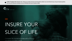 What Ktxfinancial.ca website looked like in 2020 (4 years ago)