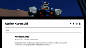 What Kurotsuki.net website looked like in 2020 (3 years ago)