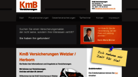 What Kmb-versicherungen.de website looked like in 2020 (3 years ago)