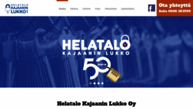 What Kajaaninlukko.fi website looked like in 2020 (3 years ago)