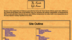 What Karaite-korner.org website looked like in 2020 (3 years ago)