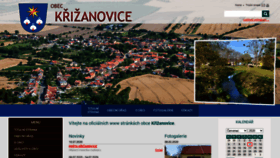 What Krizanovice.cz website looked like in 2020 (3 years ago)