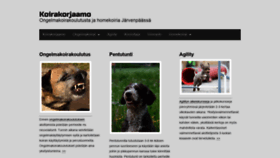 What Koirakorjaamo.com website looked like in 2020 (3 years ago)