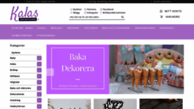 What Kalasdekorationer.se website looked like in 2020 (3 years ago)