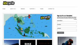What Khcycle.com website looked like in 2020 (3 years ago)