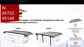 What Klimatop.de website looked like in 2020 (3 years ago)