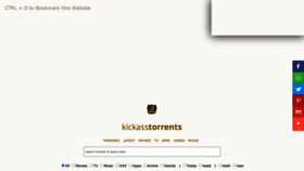 What Kickass-torrents.xyz website looked like in 2020 (3 years ago)