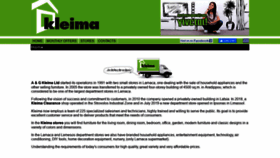 What Kleima.com.cy website looked like in 2020 (3 years ago)