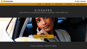 What Kingkabs.co.uk website looked like in 2020 (3 years ago)