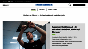 What Kvassheim.no website looked like in 2020 (3 years ago)