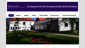 What Kirche-rudow.de website looked like in 2020 (6 years ago)