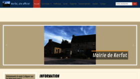 What Kerfot.fr website looked like in 2020 (3 years ago)