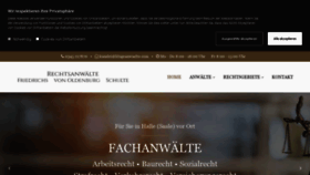 What Klugeanwaelte.com website looked like in 2020 (3 years ago)